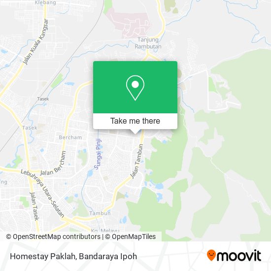 Homestay Paklah map