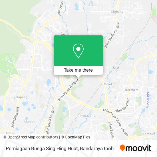 Perniagaan Bunga Sing Hing Huat map