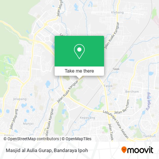 Peta Masjid al Aulia Gurap