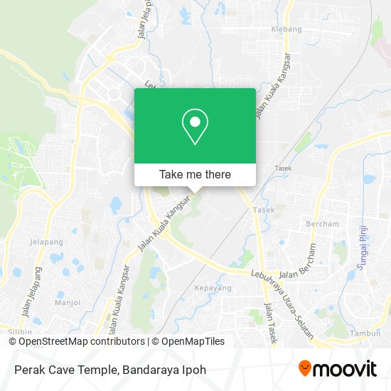Perak Cave Temple map