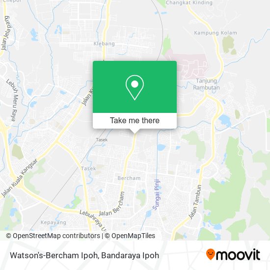 Watson's-Bercham Ipoh map