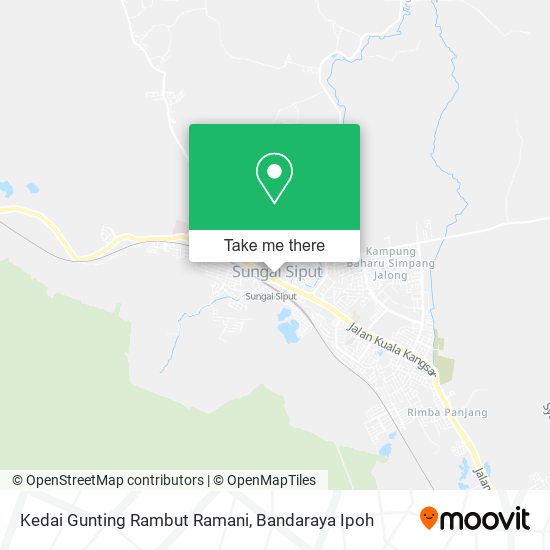 Kedai Gunting Rambut Ramani map