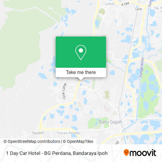 1 Day Car Hotel - BG Perdana map
