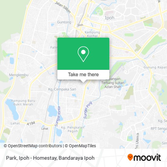 Park, Ipoh - Homestay map