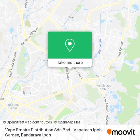 Vape Empire Distribution Sdn Bhd - Vapetech Ipoh Garden map