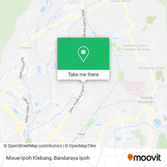 Peta Mixue-Ipoh Klebang