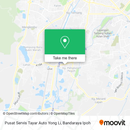 Pusat Servis Tayar Auto Yong Li map