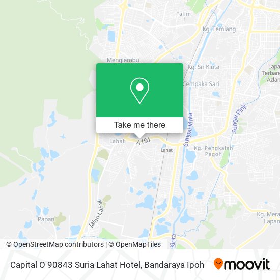 Peta Capital O 90843 Suria Lahat Hotel