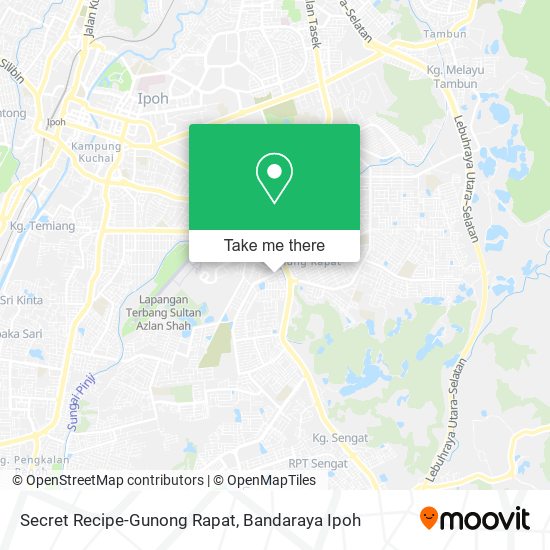 Secret Recipe-Gunong Rapat map