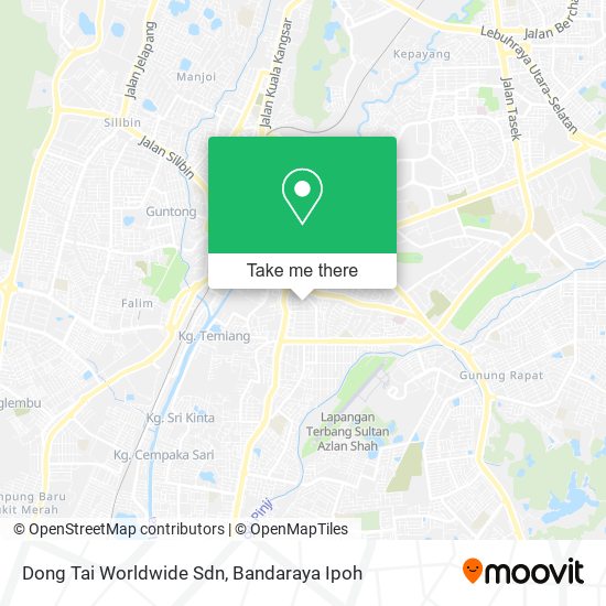 Dong Tai Worldwide Sdn map