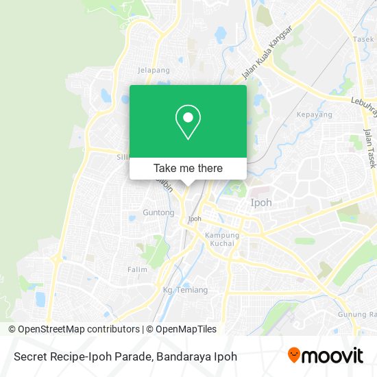 Secret Recipe-Ipoh Parade map