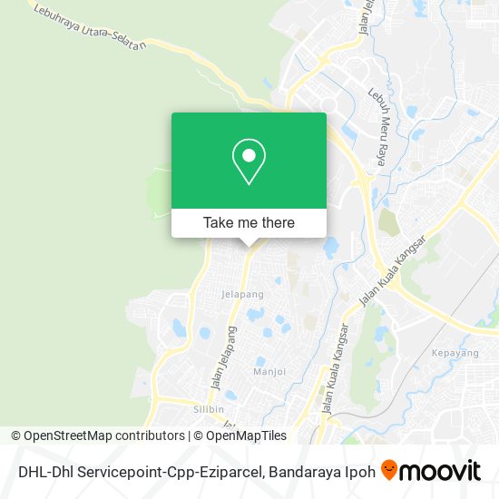 DHL-Dhl Servicepoint-Cpp-Eziparcel map