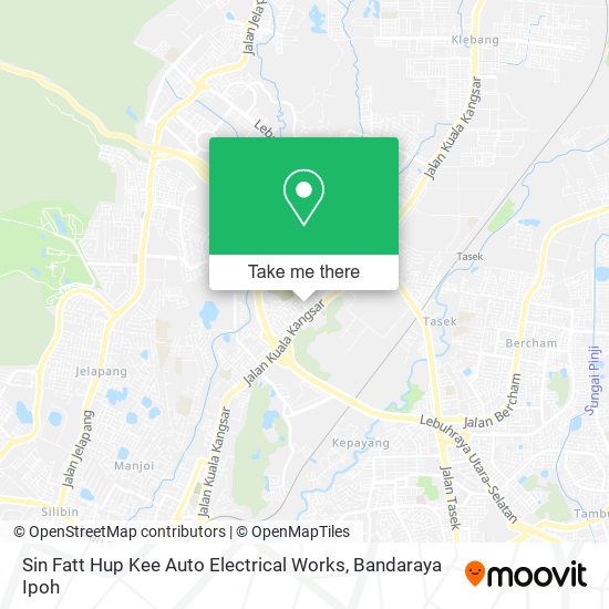 Peta Sin Fatt Hup Kee Auto Electrical Works