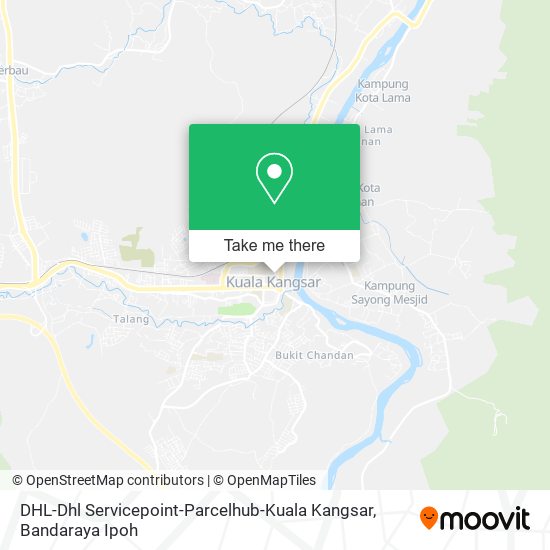 Peta DHL-Dhl Servicepoint-Parcelhub-Kuala Kangsar