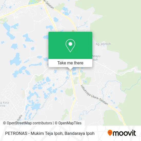 PETRONAS - Mukim Teja Ipoh map