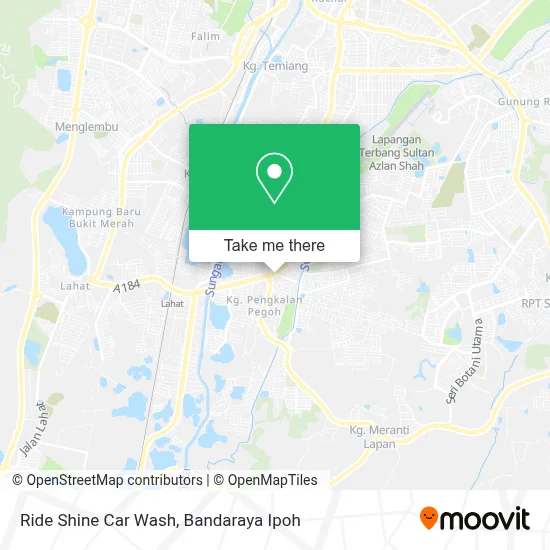Ride Shine Car Wash map