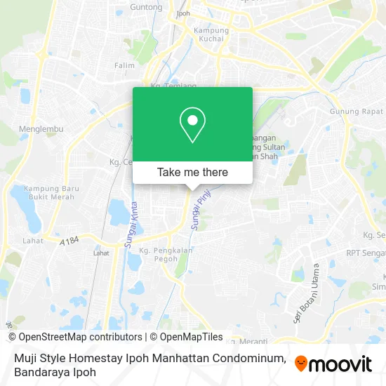 Muji Style Homestay Ipoh Manhattan Condominum map
