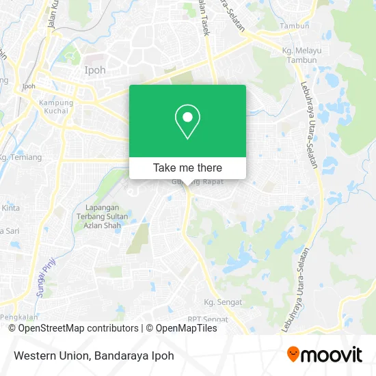 Western Union map