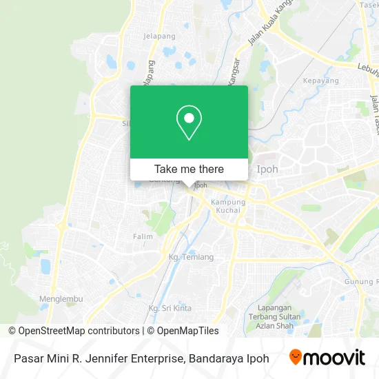 Pasar Mini R. Jennifer Enterprise map