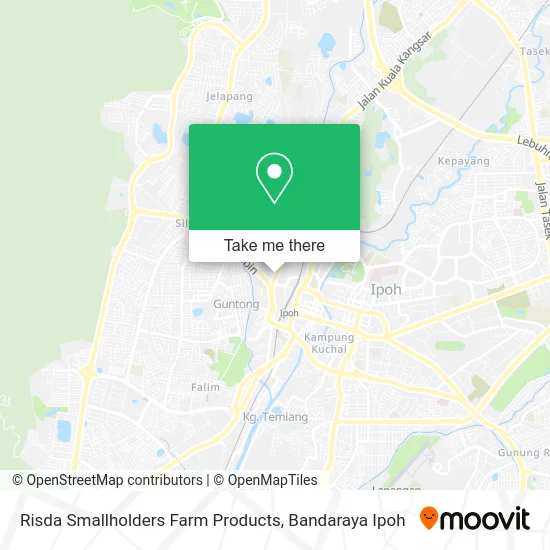 Risda Smallholders Farm Products map