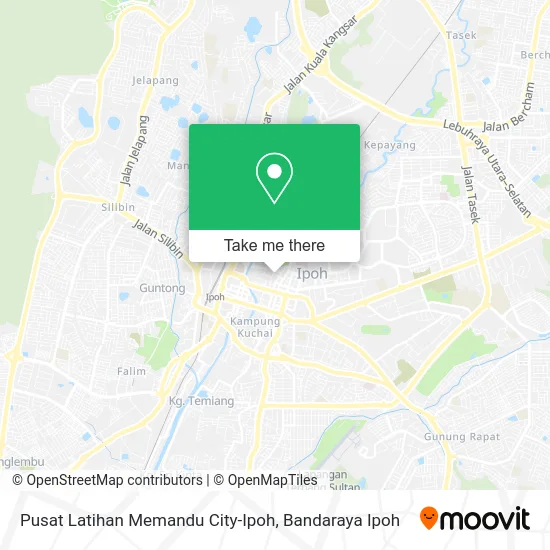 Pusat Latihan Memandu City-Ipoh map