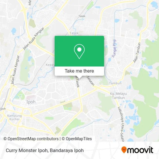Curry Monster Ipoh map