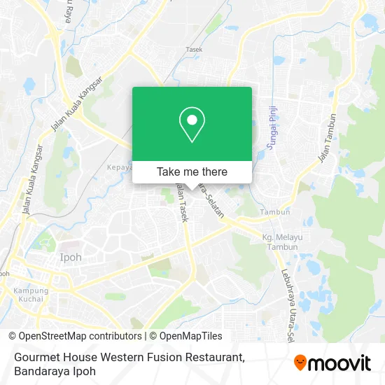 Gourmet House Western Fusion Restaurant map