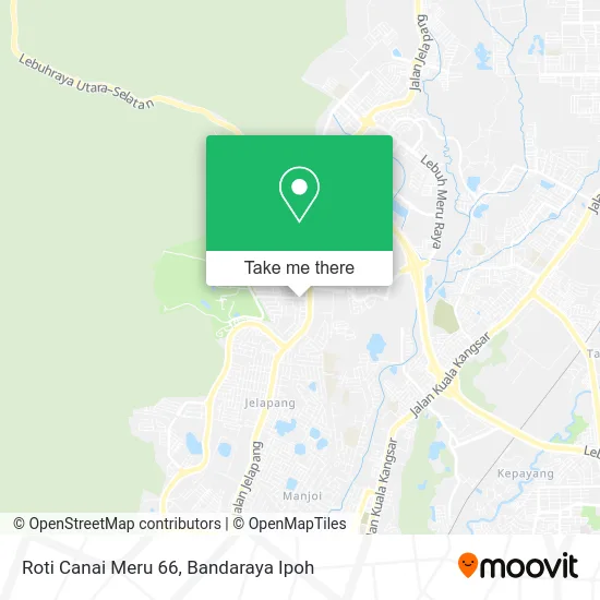 Roti Canai Meru 66 map