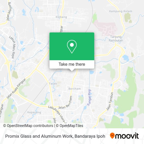 Promix Glass and Aluminum Work map