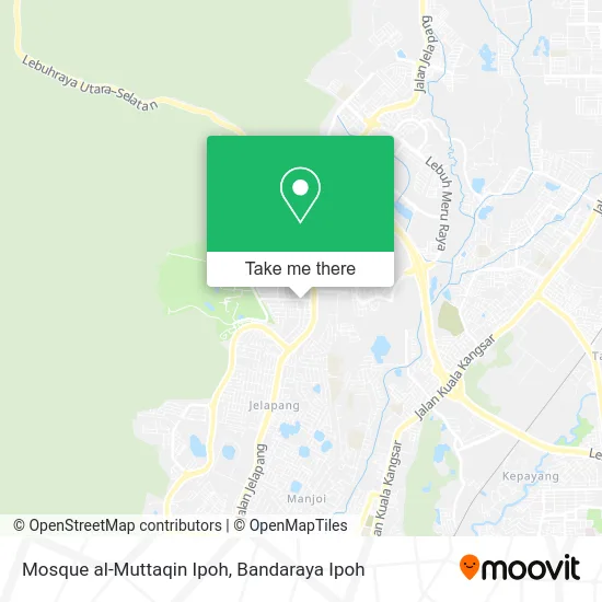 Mosque al-Muttaqin Ipoh map