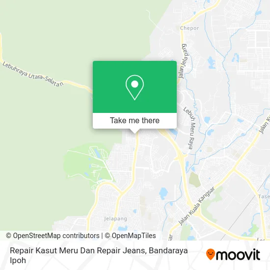 Repair Kasut Meru Dan Repair Jeans map