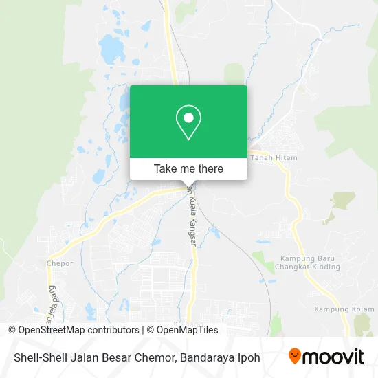Shell-Shell Jalan Besar Chemor map
