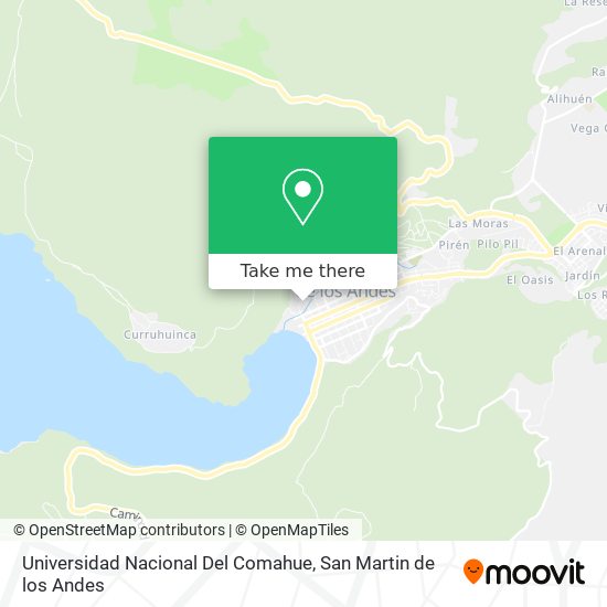 Mapa de Universidad Nacional Del Comahue