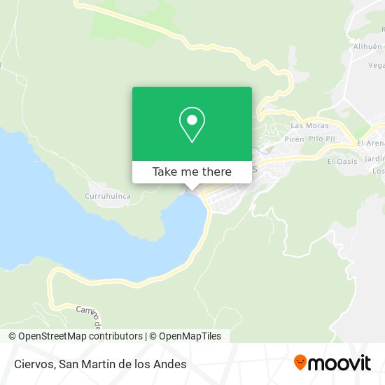 Ciervos map