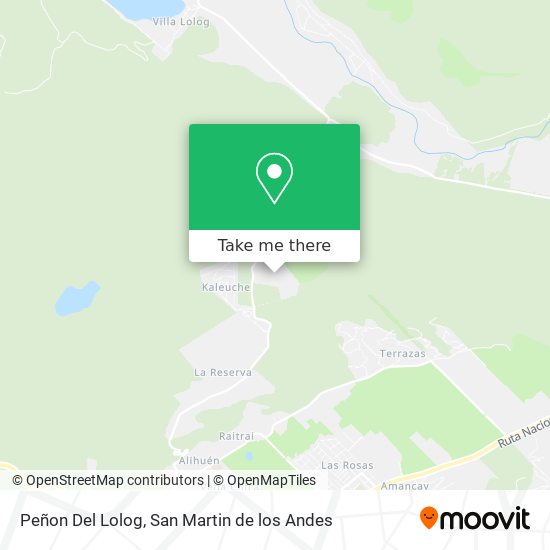 Peñon Del Lolog map