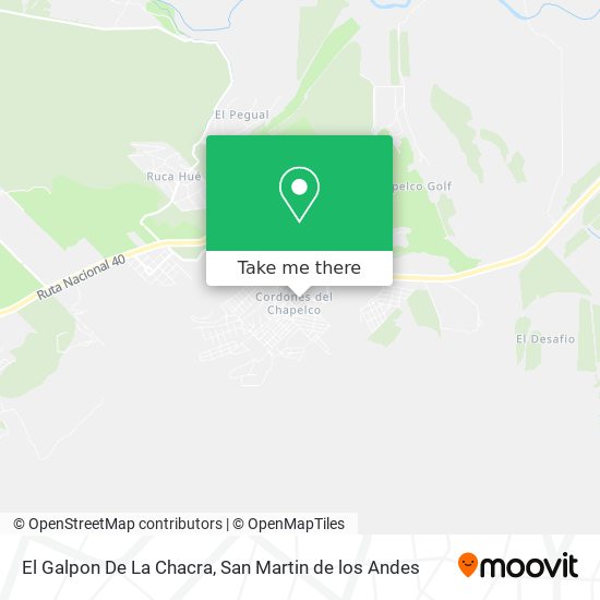 El Galpon De La Chacra map