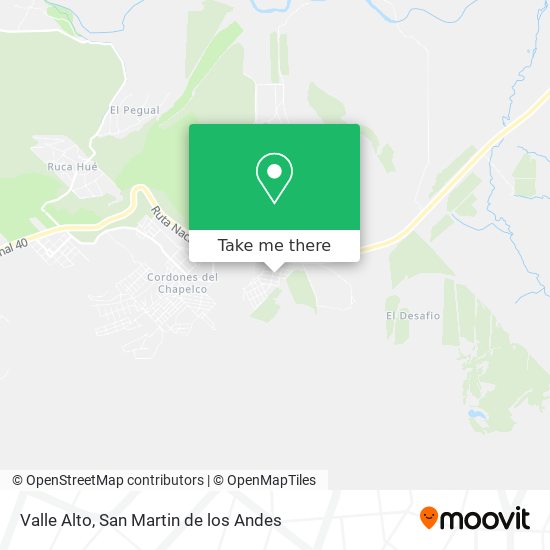 Valle Alto map