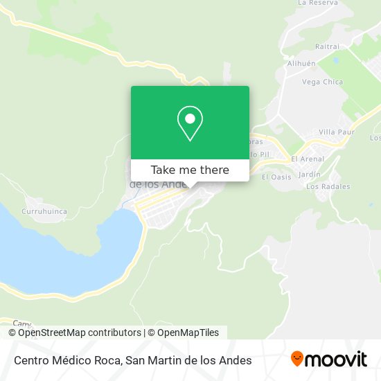 Centro Médico Roca map