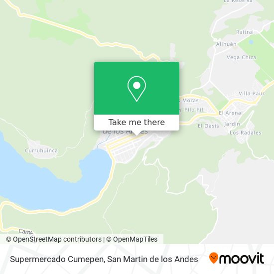 Mapa de Supermercado Cumepen