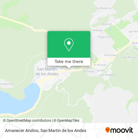 Amanecer Andino map