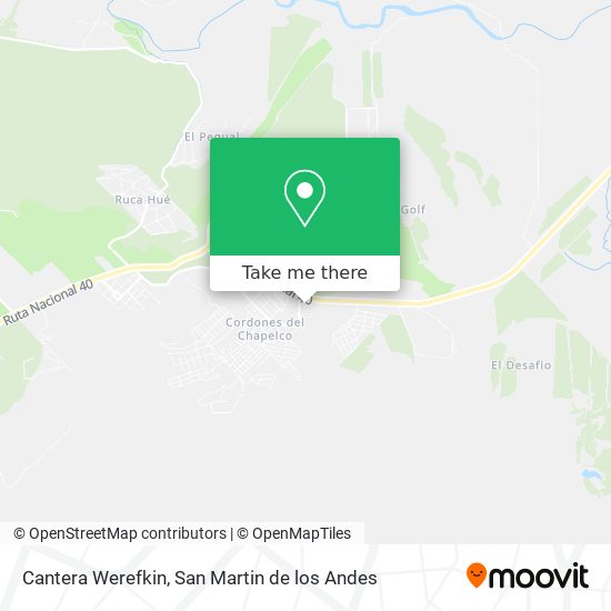 Cantera Werefkin map