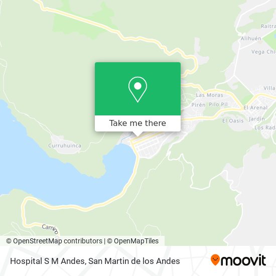 Mapa de Hospital S M Andes