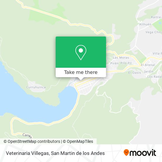 Veterinaria Villegas map