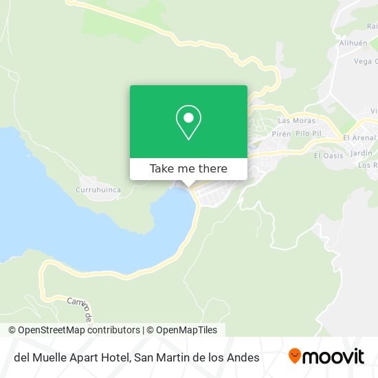 Mapa de del Muelle Apart Hotel