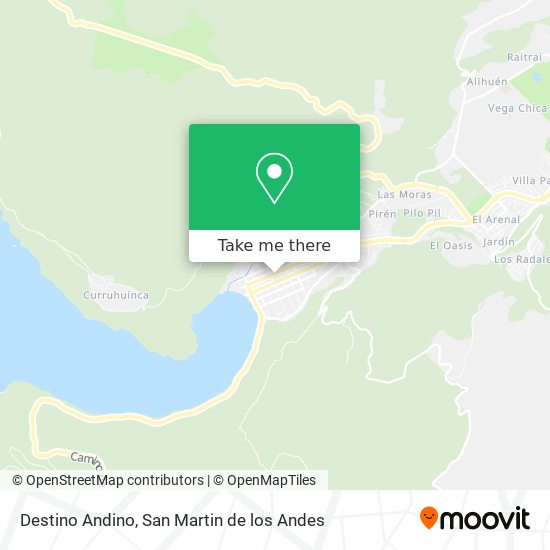 Destino Andino map