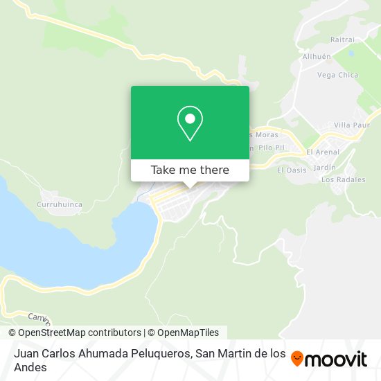 Mapa de Juan Carlos Ahumada Peluqueros