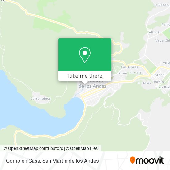 Como en Casa map