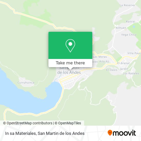 In sa Materiales map