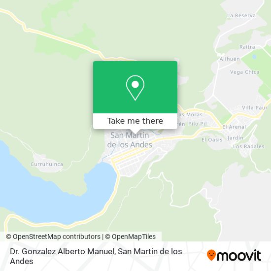 Mapa de Dr. Gonzalez Alberto Manuel