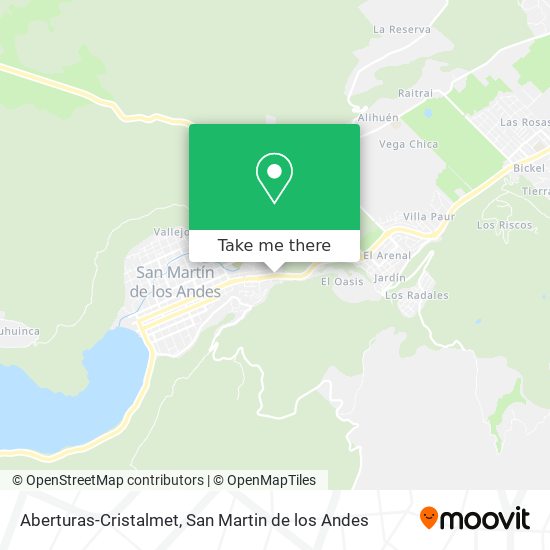 Aberturas-Cristalmet map